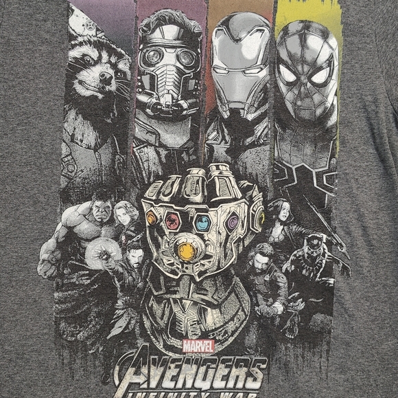 🍄MARVEL THE AVENGERS Short Sleeves T-Shirt - Picture 2 of 6